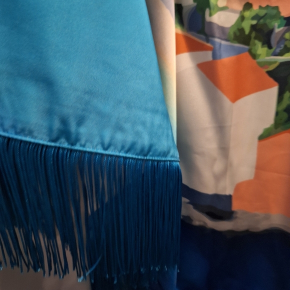 Colorful Abstract Scarf - Picture 3 of 4